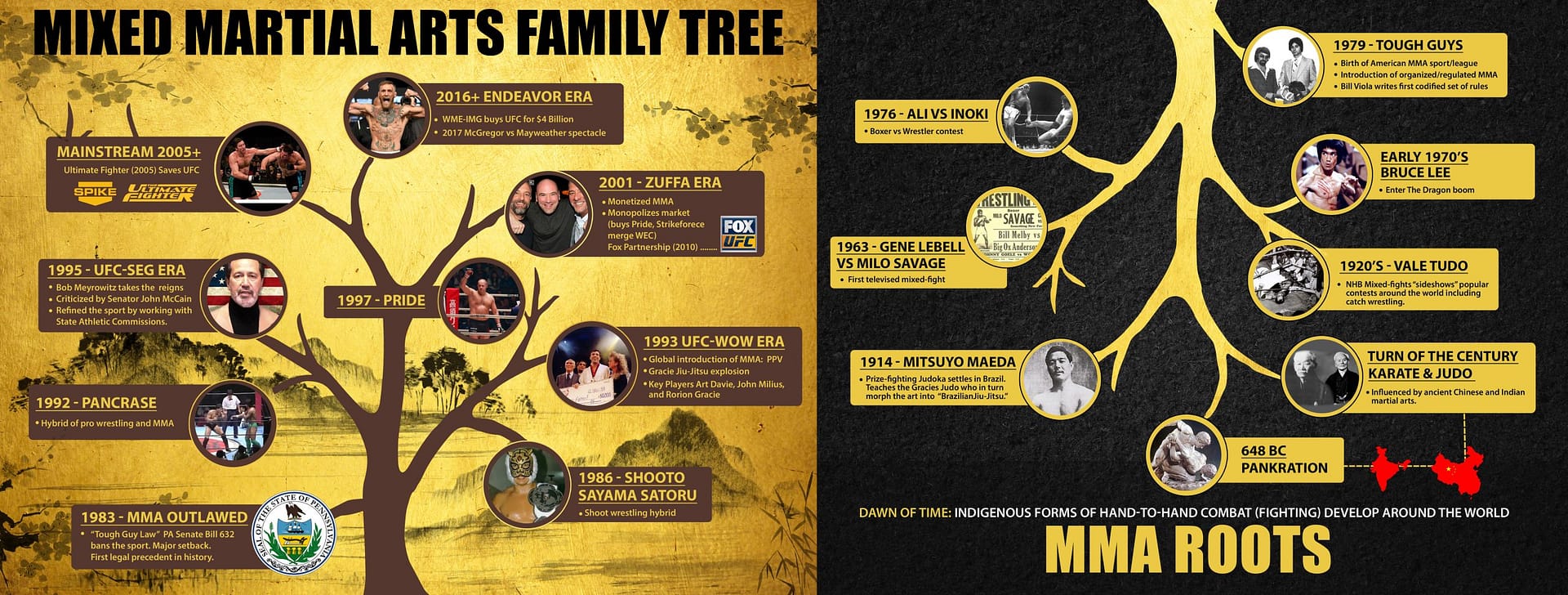 Mixed Martial Arts Family Tree